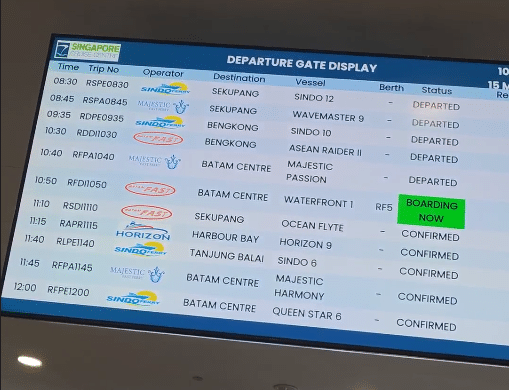 My Batam Fast Ferry Tips & Review: Travel From Singapore to Batam 4